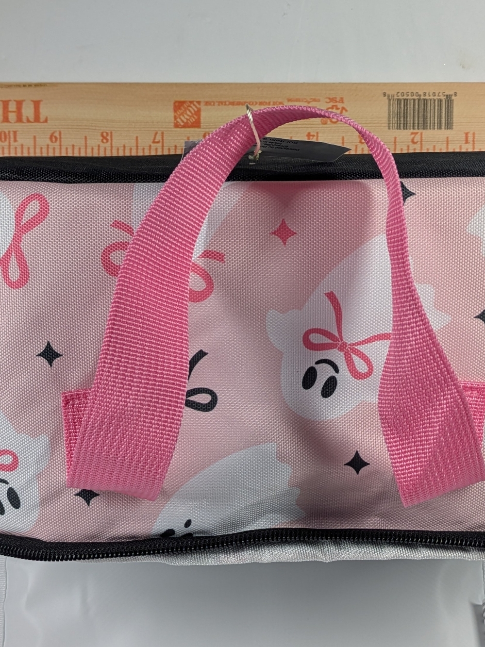 Grocery Outlet 2026 Summerween/Halloween Pink Ghost Print Cooler Bag - Picture 12 of 14